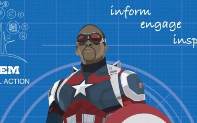 Acclaimed STEM Educator Links Marvel’s Black Captain America to the Power of STEM Education